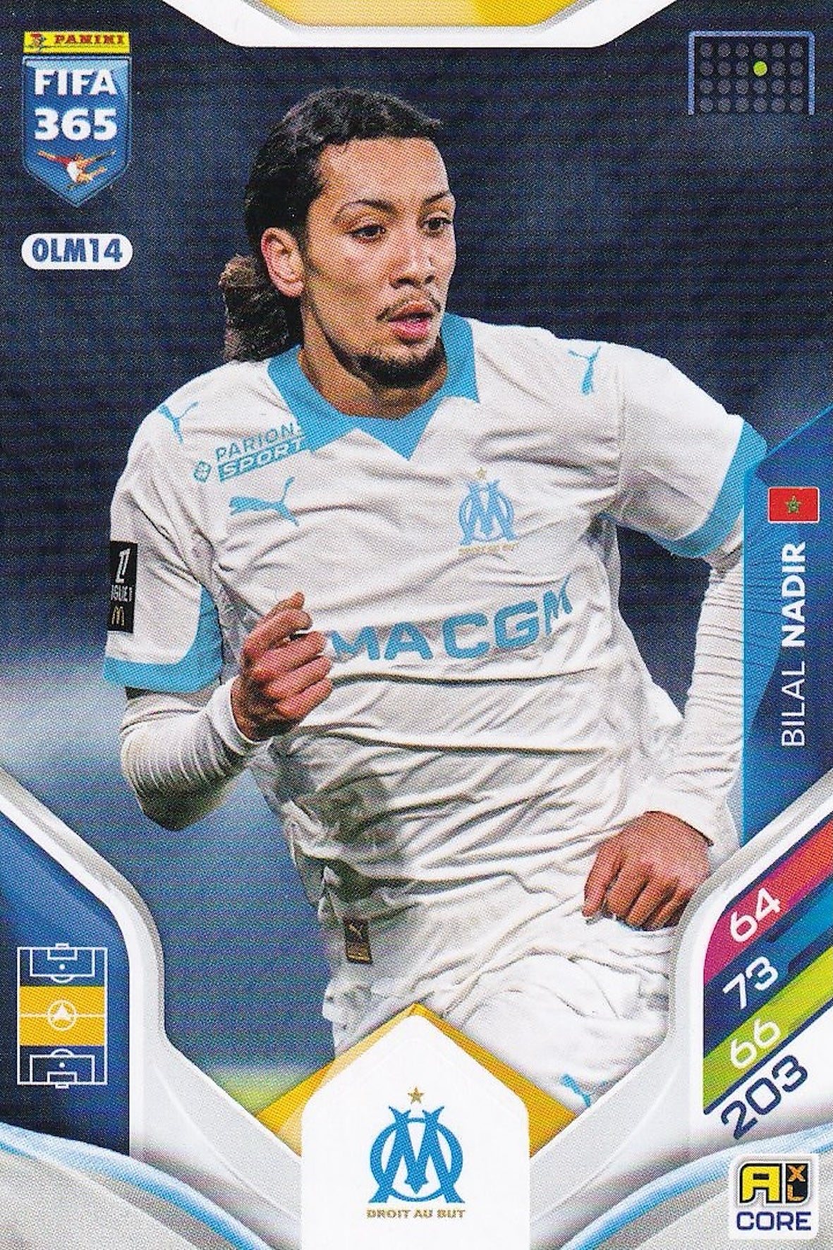 Bilal Nadir Base Card #OLM14 - Panini Adrenalyn XL FIFA 365 2026