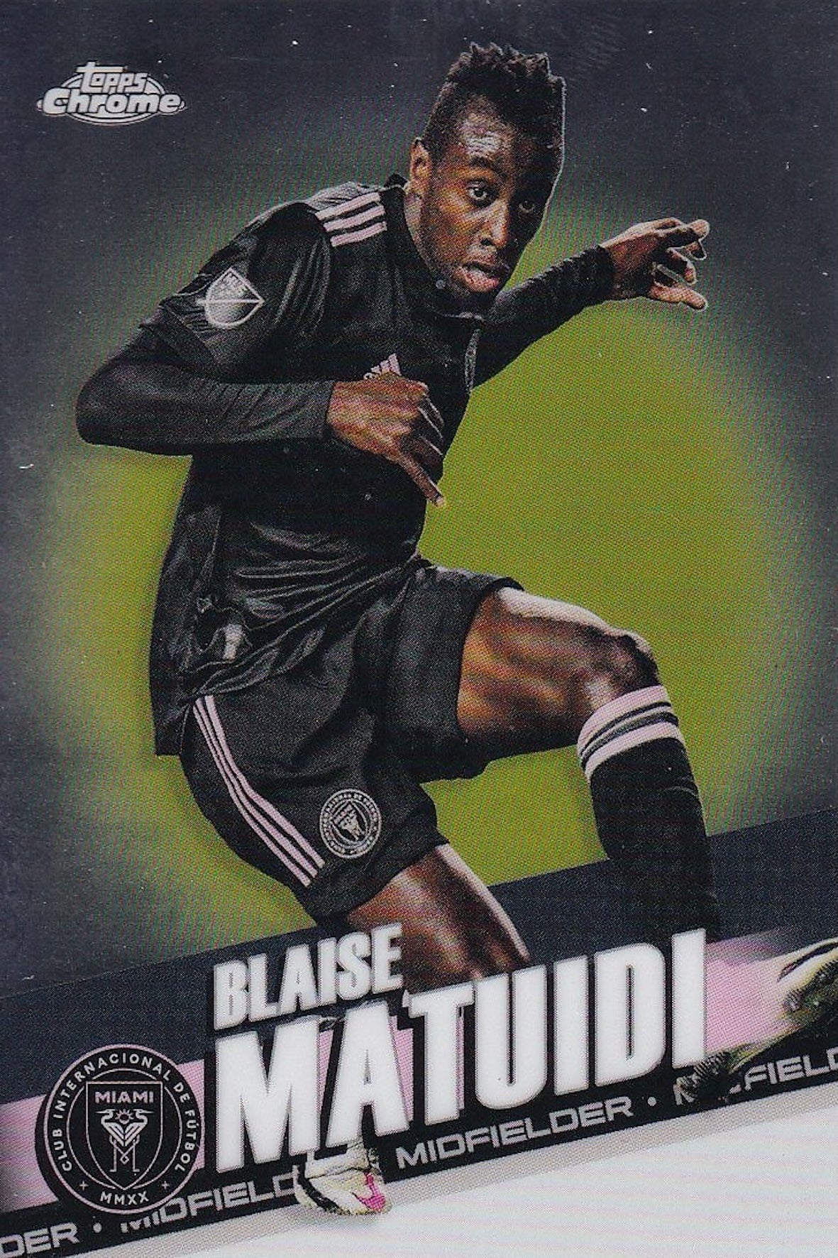 Blaise Matuidi Base Card #137 - Topps Chrome 2022 MLS - Inter Miami CF