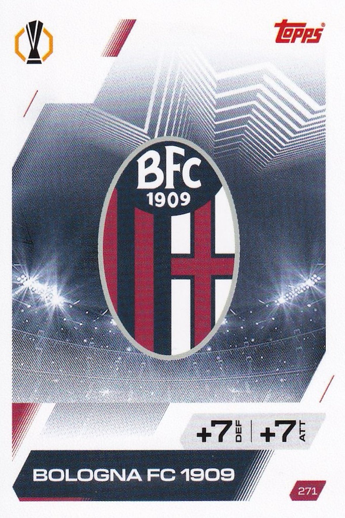 Bologna FC 1909 Club Badge/Crest #271 - Topps Match Attax 25/26 (2025/2026)