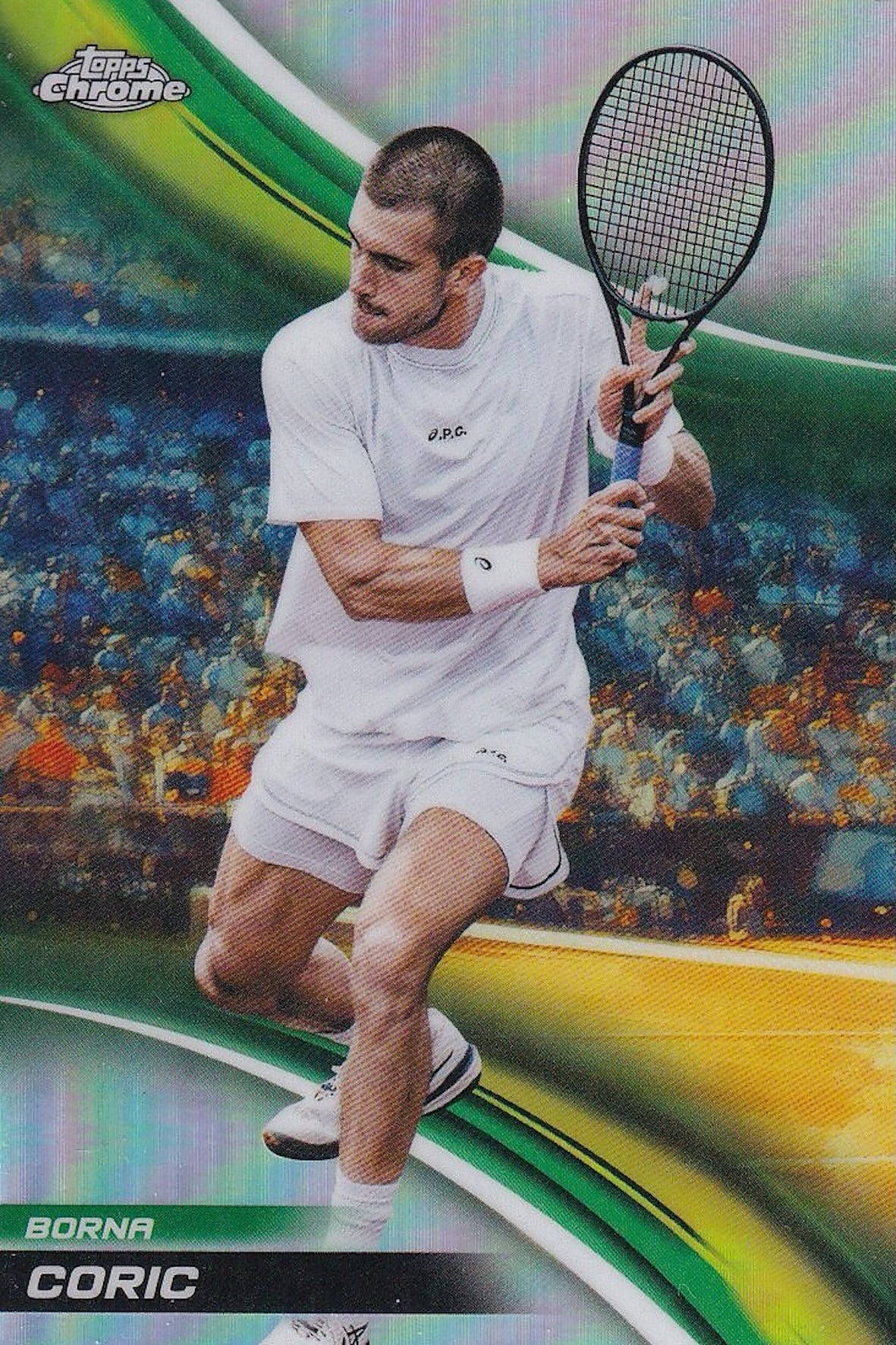 Borna Coric Refractor Card #122 - Topps Chrome Tennis 2025