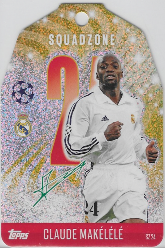 CLAUDE MAKÉLÉLÉ SZ 24 Festive Edition Squadzone Card - Topps MATCH ATTAX 2024/2025