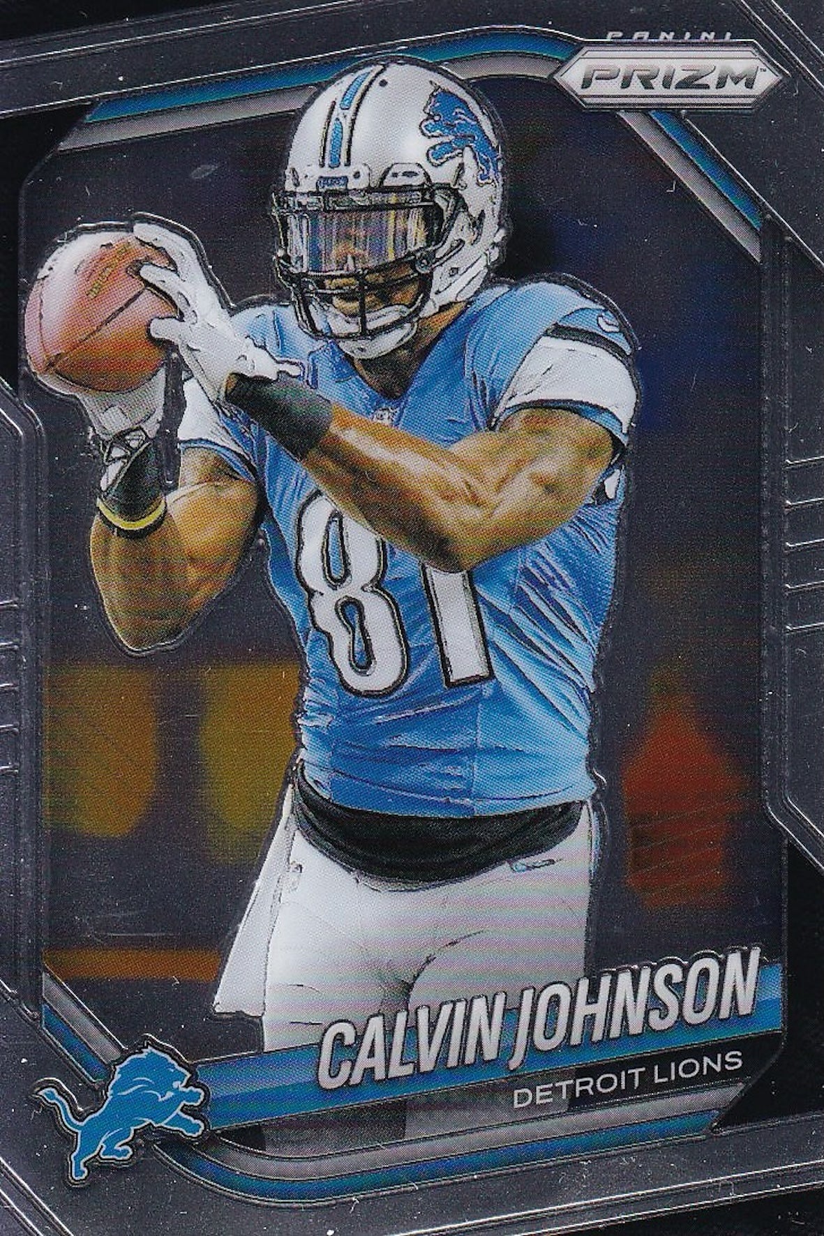 Calvin Johnson Base Card #111 - 2025 Panini Prizm Football - Detroit Lions