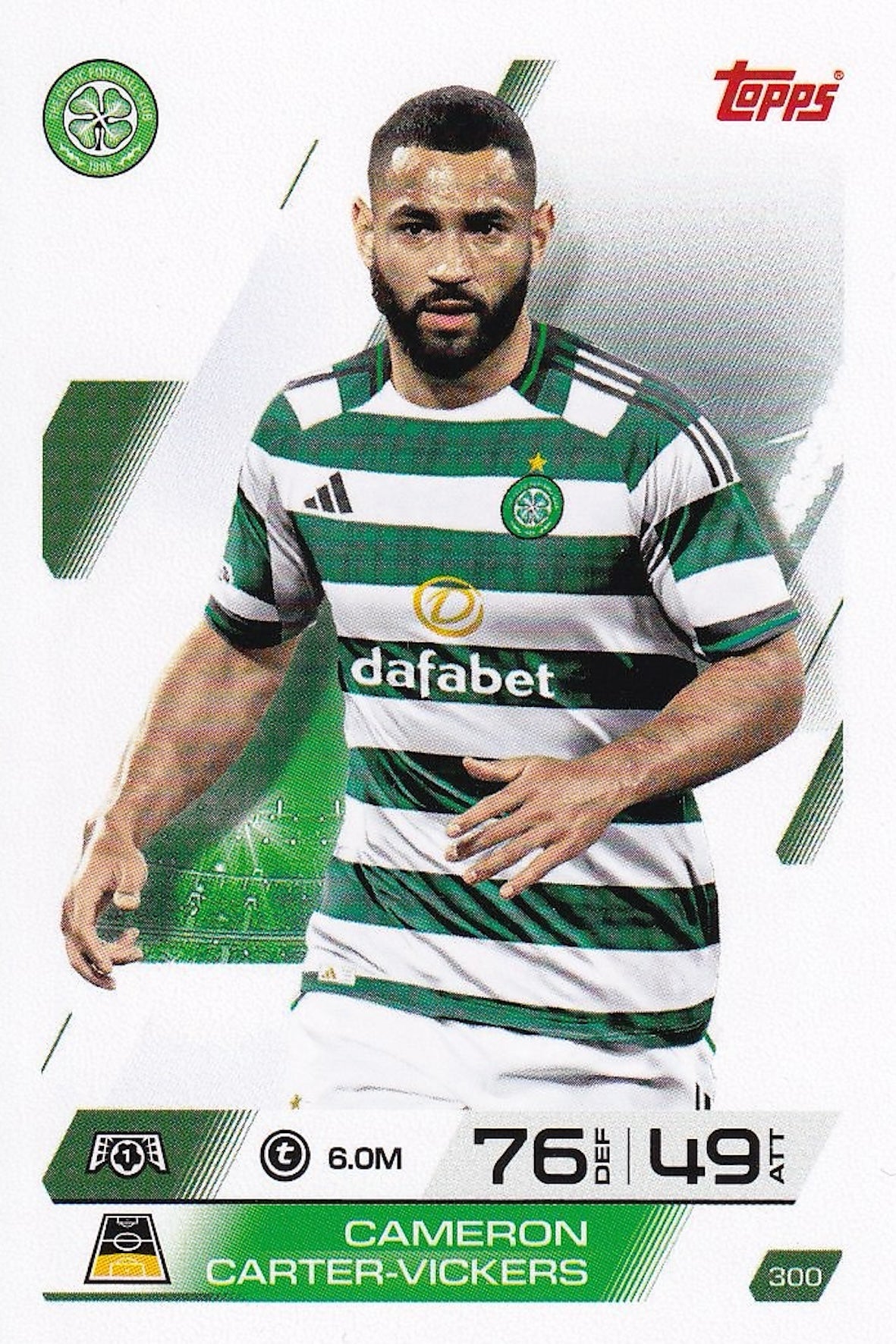 Cameron Carter Vickers Base Card #300 - Topps Match Attax 25/26 (2025/2026) Celtic