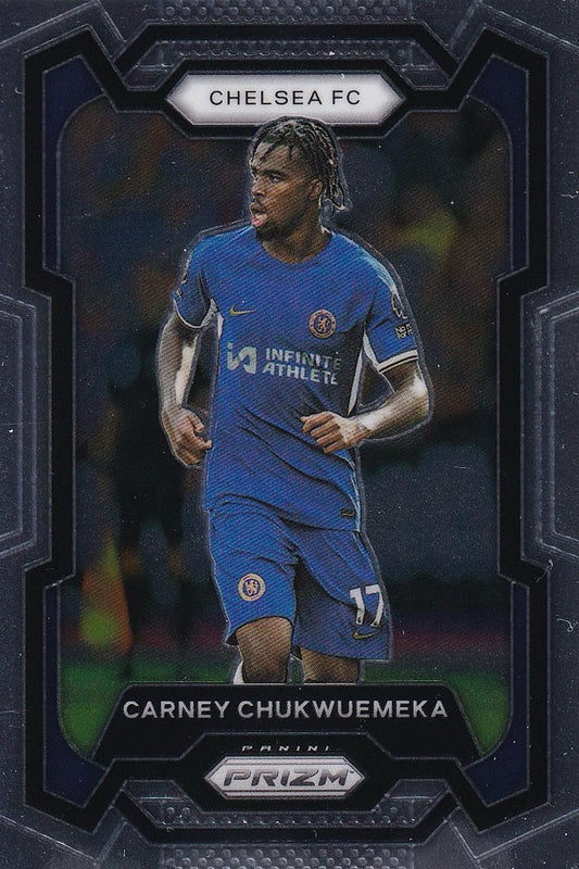 Carney Chukwuemeka Base Card #187 - 2023-24 Panini Prizm Premier League Soccer - Chelsea