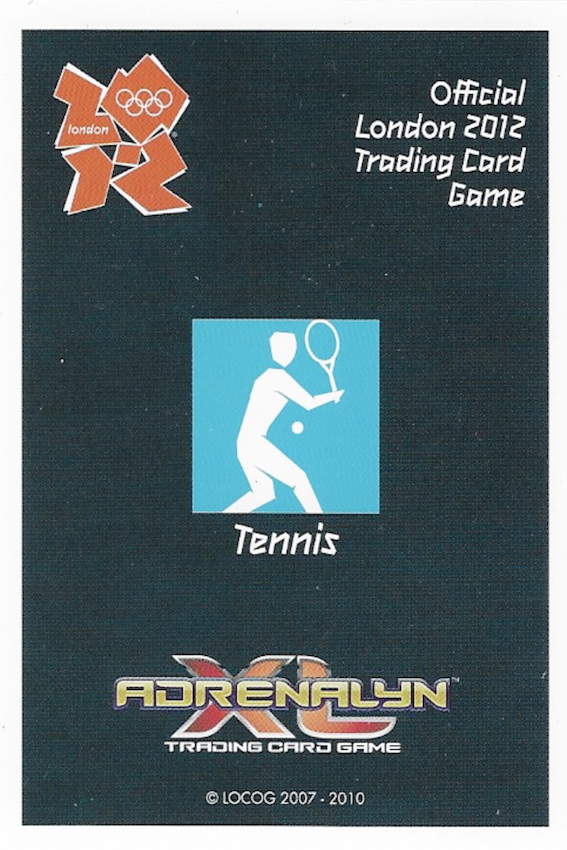 Caroline Wozniacki Adrenalyn XL 2012 Olympics Games Trading Card by Panini Number 332