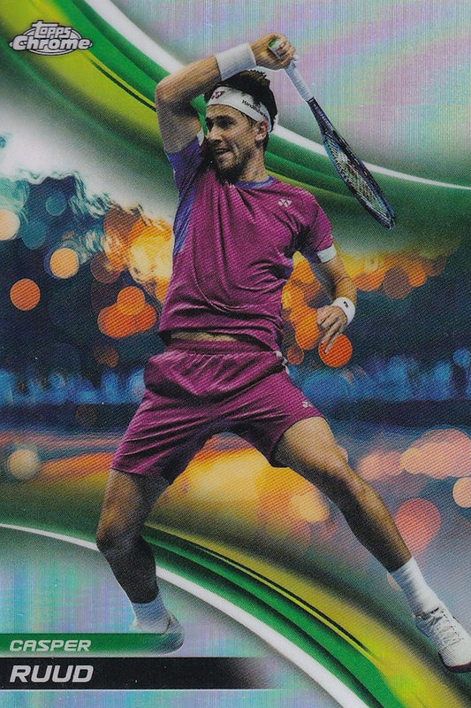Casper Ruud Base Card #9 - Topps Chrome Tennis 2025