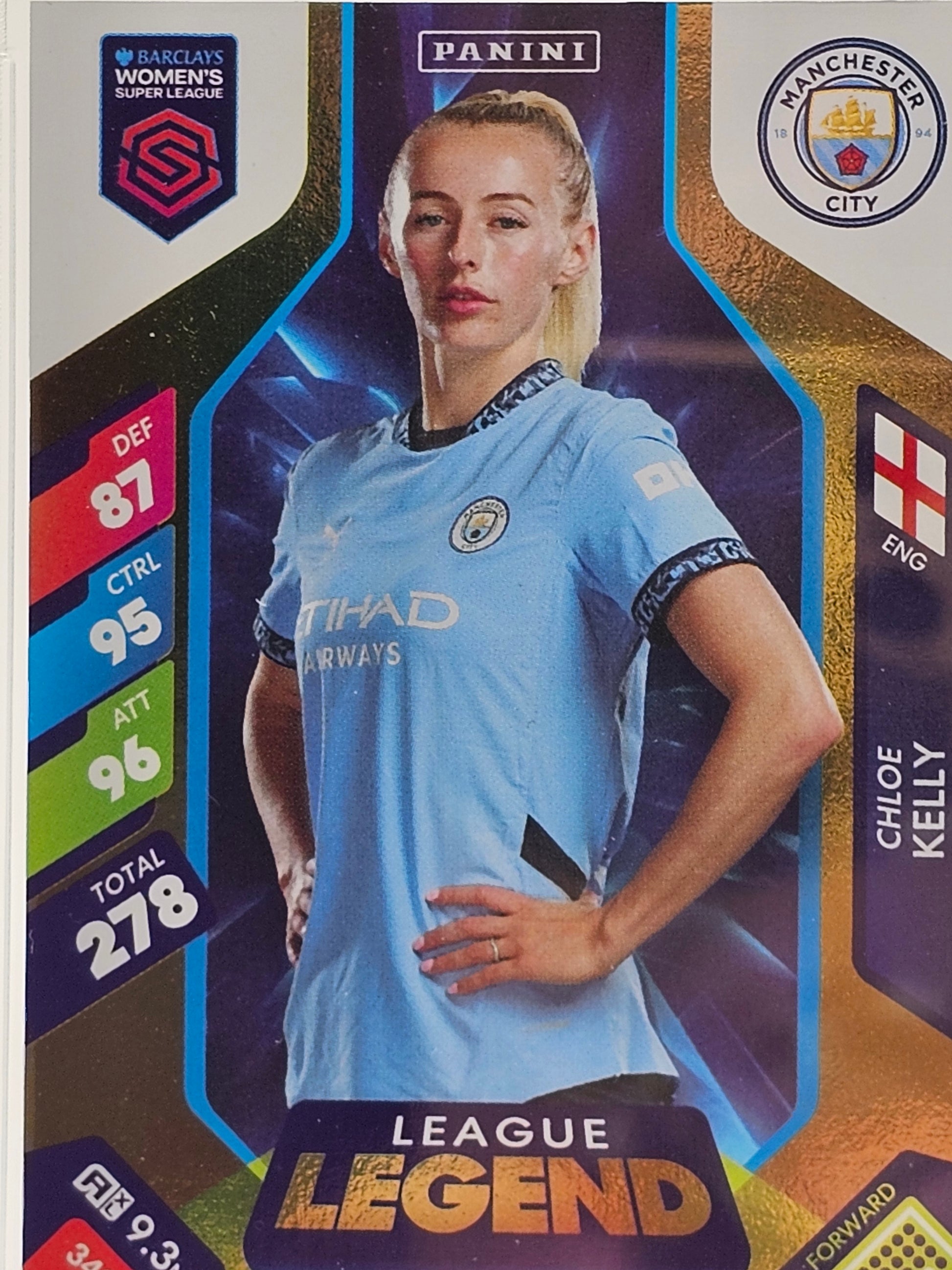 Chloe Kelly Graded MGC 10 League Legend Card #348 2025 Panini Adrenalyn XL WSL