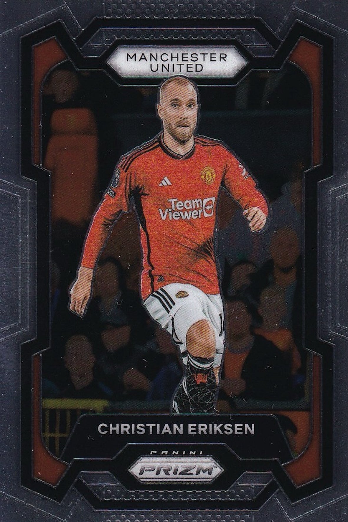Christian Eriksen Base Card #53 - Panini Prizm Premier League 23-24 (Manchester United)