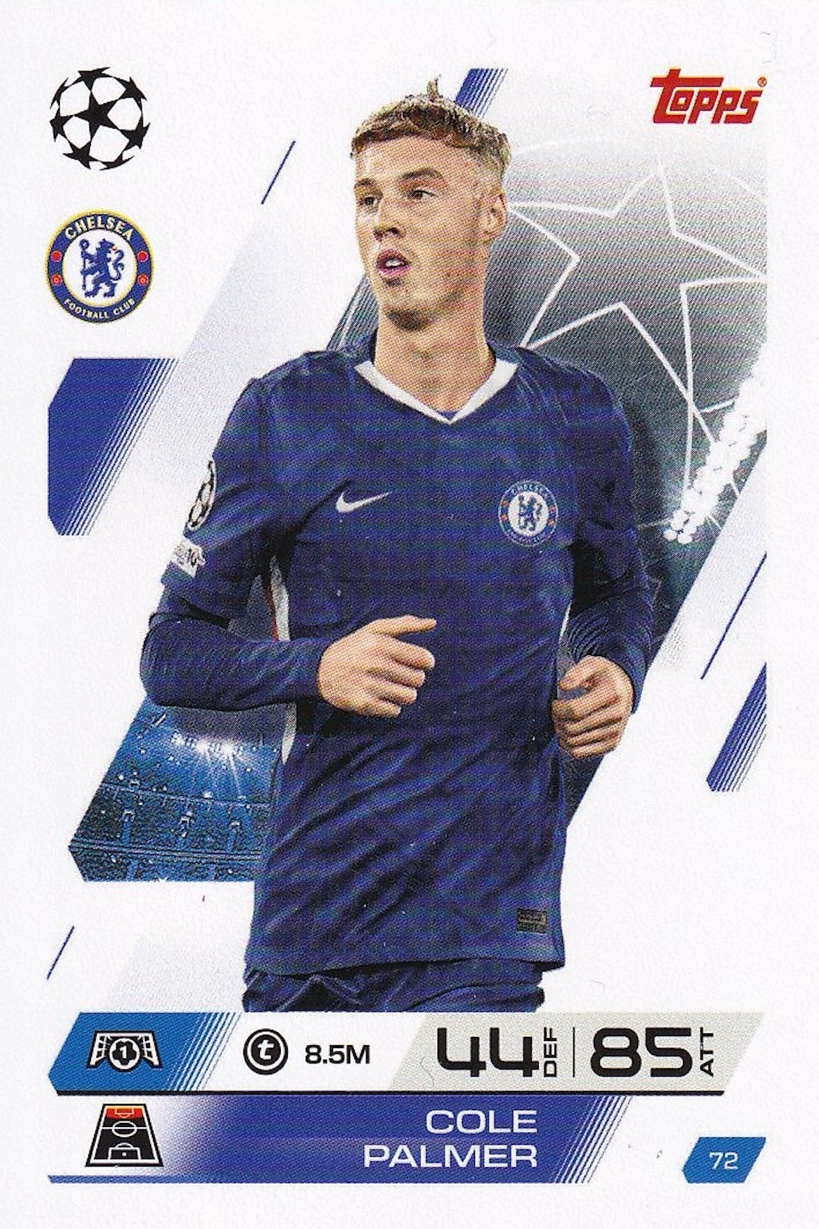 Cole Palmer Base Card #72 - Topps Match Attax 25/26 (2025/2026) Chelsea