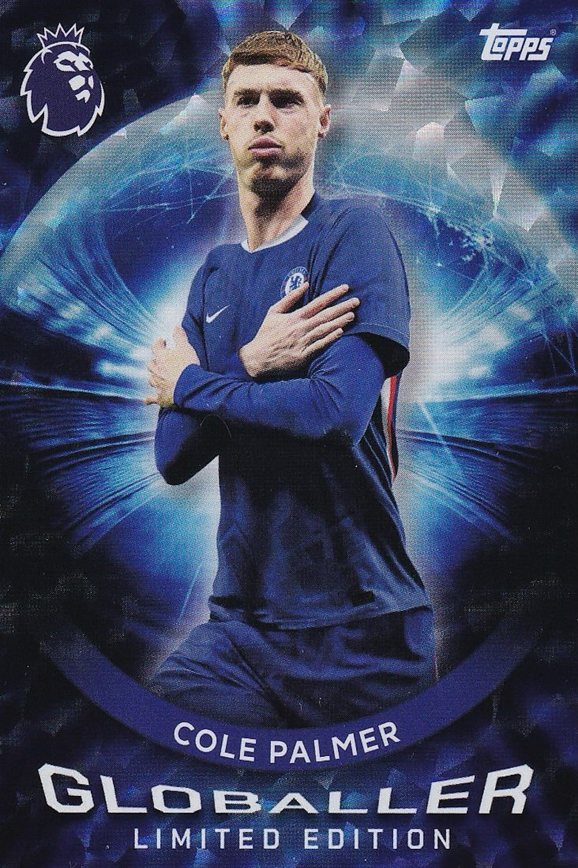 Cole Palmer Globaller Limited Edition Card #WC2 - Topps Premier League 2025/26