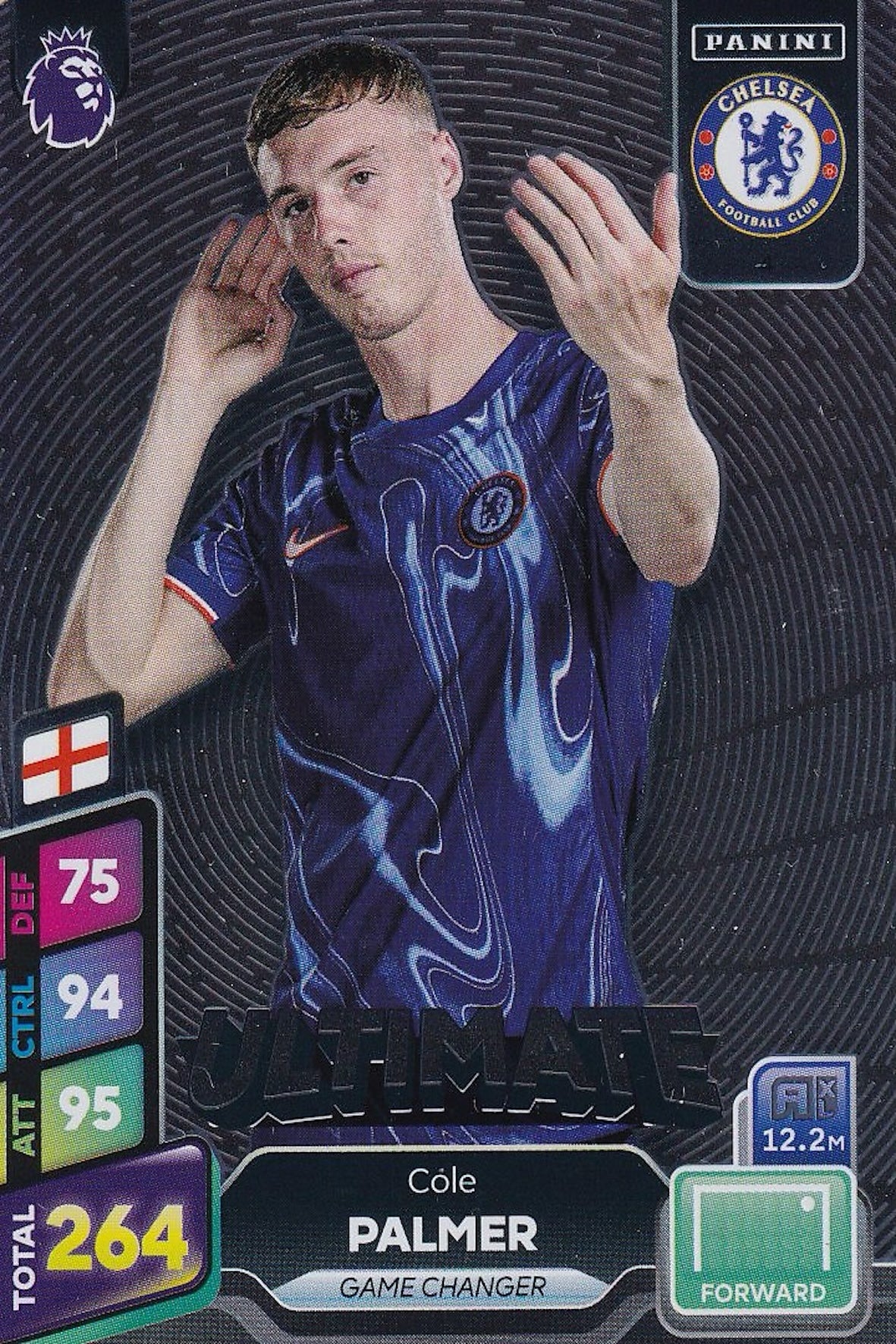 Cole Palmer Ultimate Card - Panini Adrenalyn XL PLUS 2025 #4 Premier League MINT