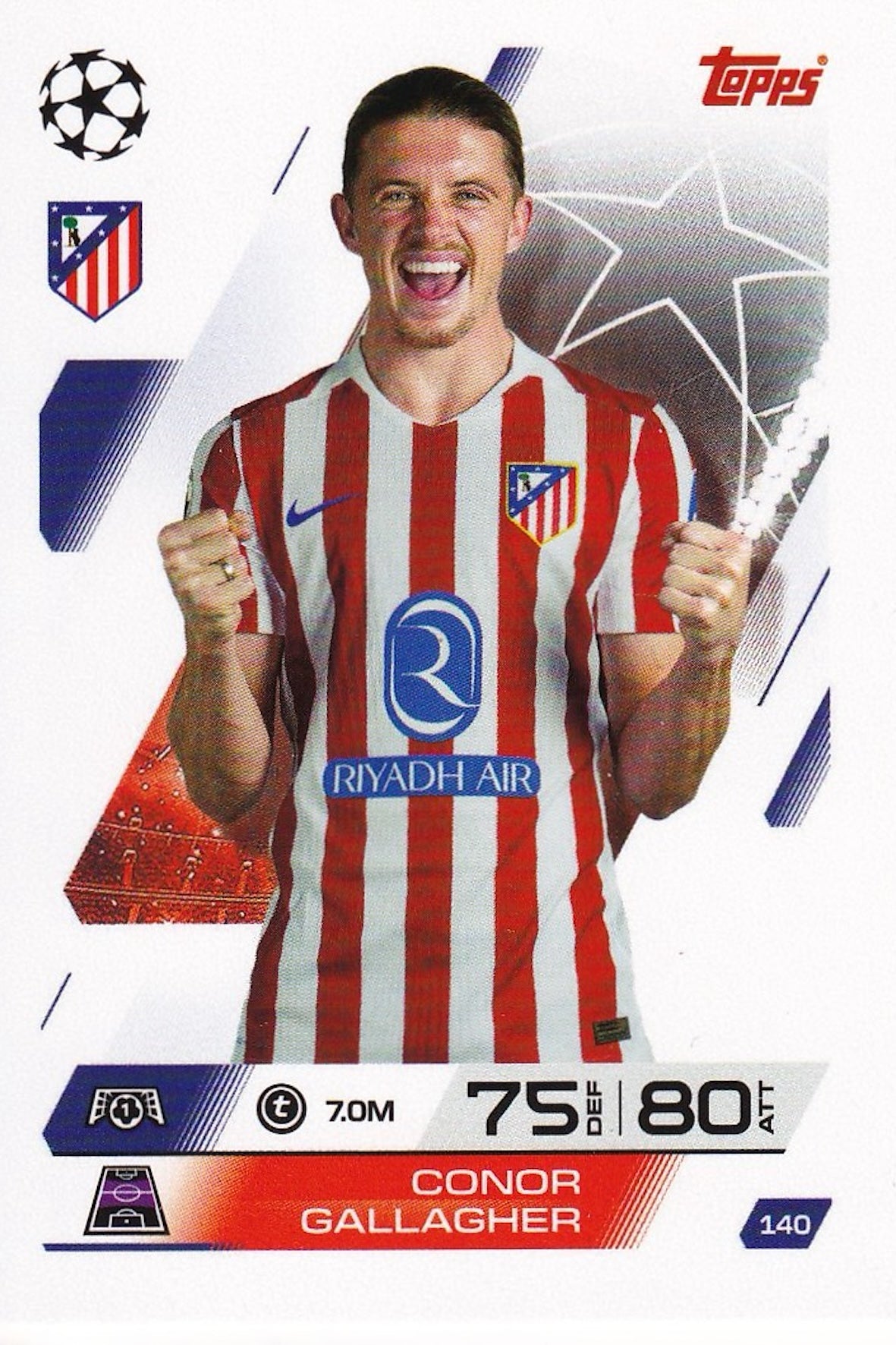 Conor Gallagher Base Card #140 - Topps Match Attax 25/26 (2025/2026)