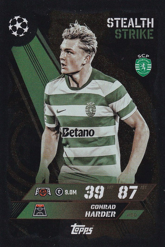 Conrad Harder Stealth Strike Card #459 - Topps Match Attax 25/26 (2025/2026)
