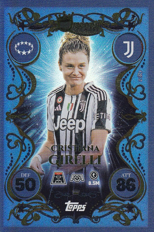 Cristiana Girelli Queens of Europe Card #QE2 - Topps Match Attax 25/26 (2025/2026) Juventus