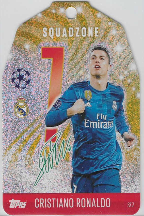 Cristiano Ronaldo SZ 7 Festive Edition Squadzone Card - Topps MATCH ATTAX 2024/2025