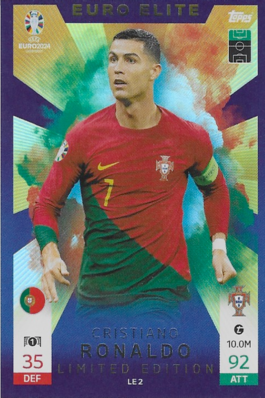 Cristiano Ronaldo (Portugal) Limited Edition Card