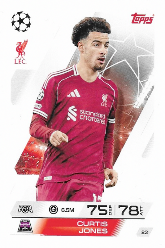 Curtis Jones Base Card #23 - Topps Match Attax 25/26 (2025/2026) Liverpool FC