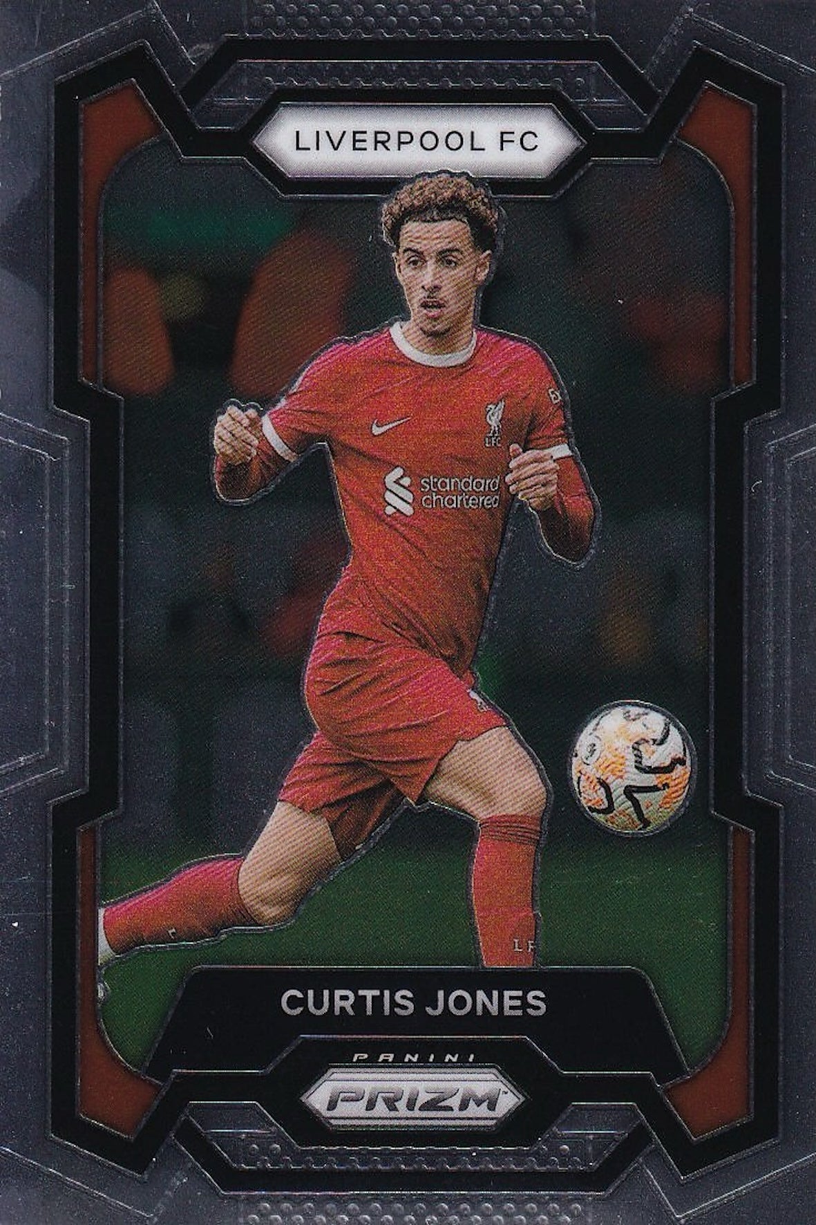 Curtis Jones Base Card #83 - 2023-24 Panini Prizm Premier League Soccer (Liverpool)
