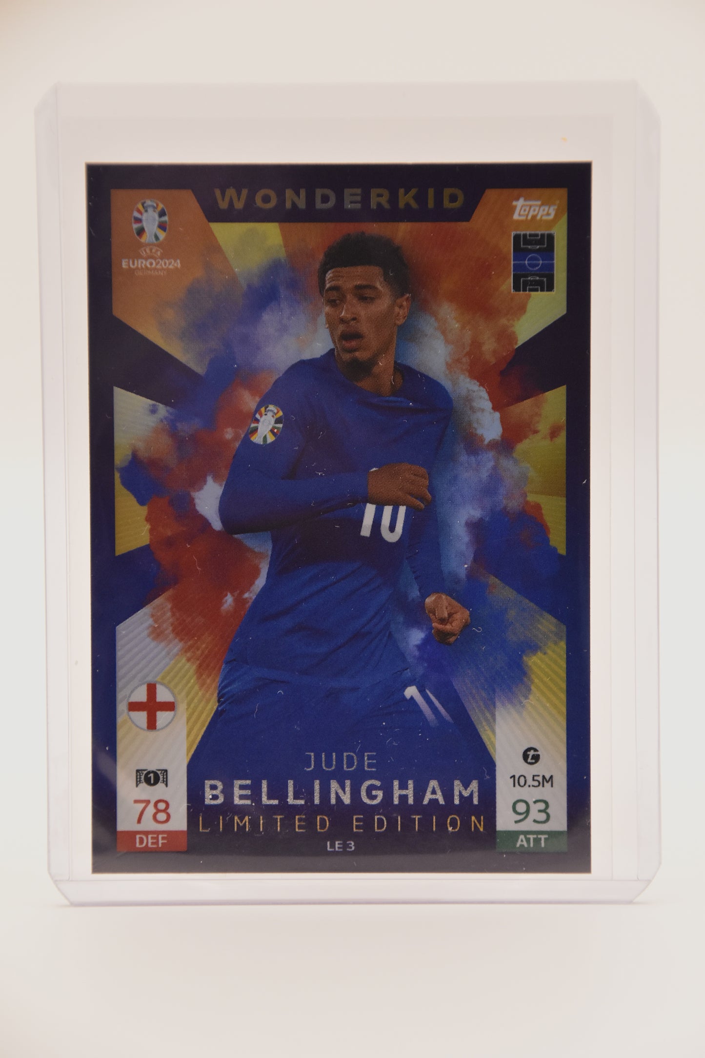 Jude Bellingham WONDERKID Limited Edition Card LE3 - Match Attax Euro 2024