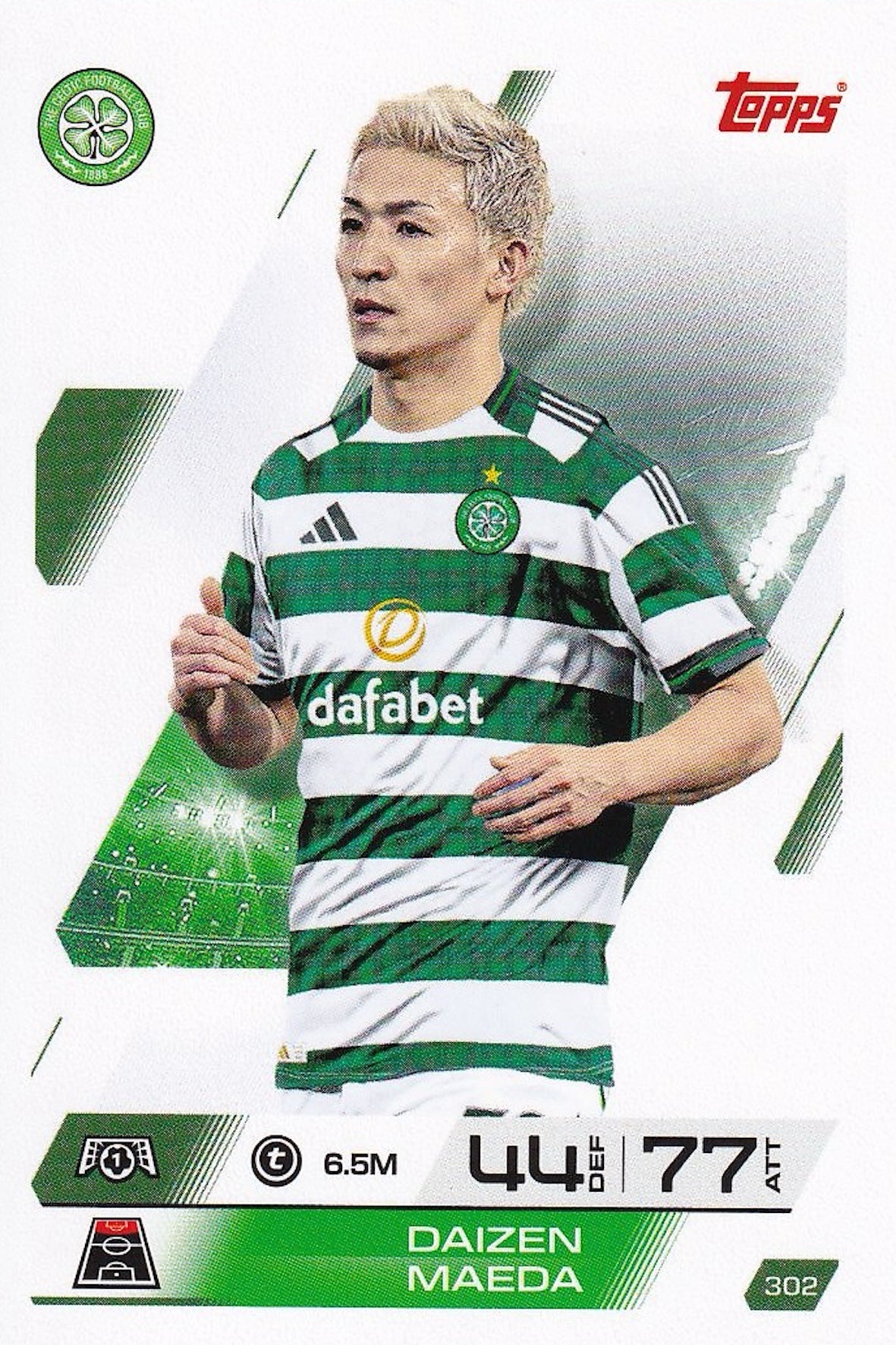Daizen Maeda Base Card #302 - Topps Match Attax 25/26 (2025/2026) Celtic