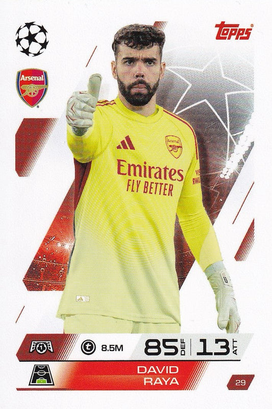 David Raya Base Card #29 - Topps Match Attax 25/26 (2025/2026) Arsenal