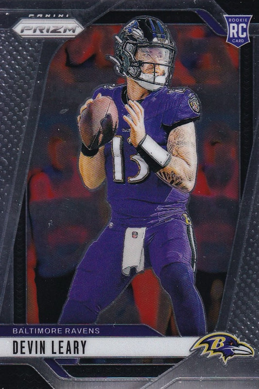 Devin Leary Rookie (RC) Base Card #327 - 2024 Panini Prizm Football | Baltimore Ravens