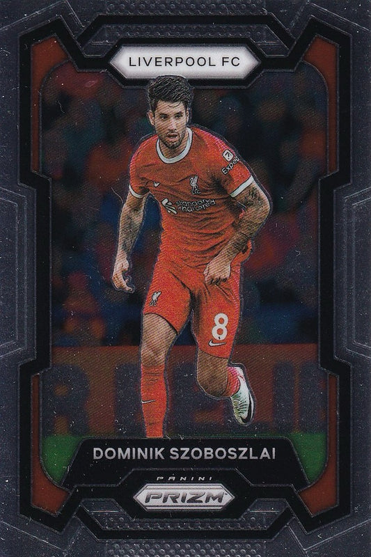 Dominik Szoboszlai Base Card #86 - 2023-24 Panini Prizm Premier League Soccer (Liverpool)