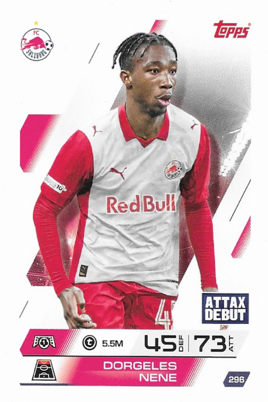 Dorgeles Nene Attax Debut Base Card #296 - Topps Match Attax 25/26 (2025/2026)