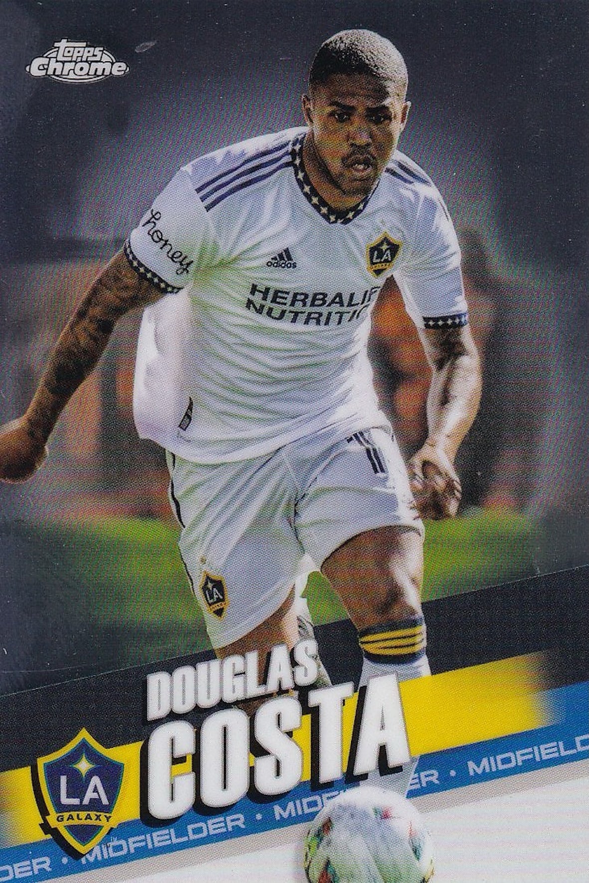 Douglas Costa Base Card #78 - Topps Chrome 2022 MLS - LA Galaxy