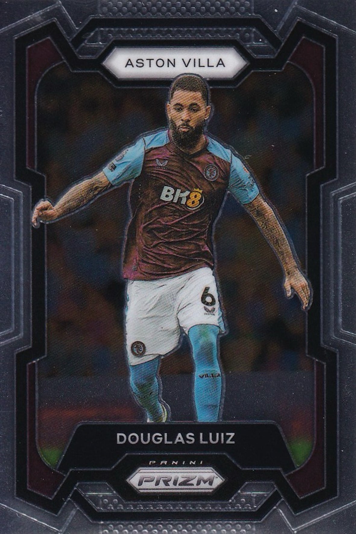 Douglas Luiz Base Card #113 - Panini Prizm Premier League 23-24 2023-2024 (Aston Villa)