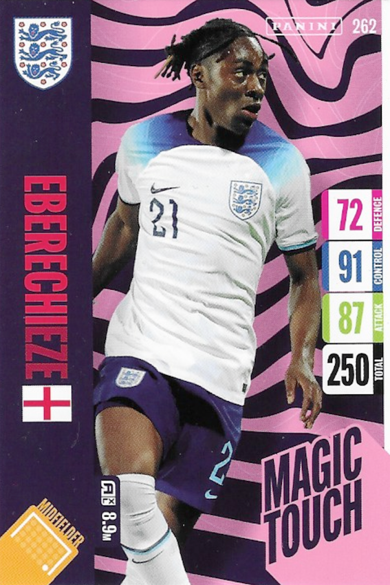 Eberechi Eze Magic Touch Card No 262 - Adrenalyn XL 2024 England Tournament Edition