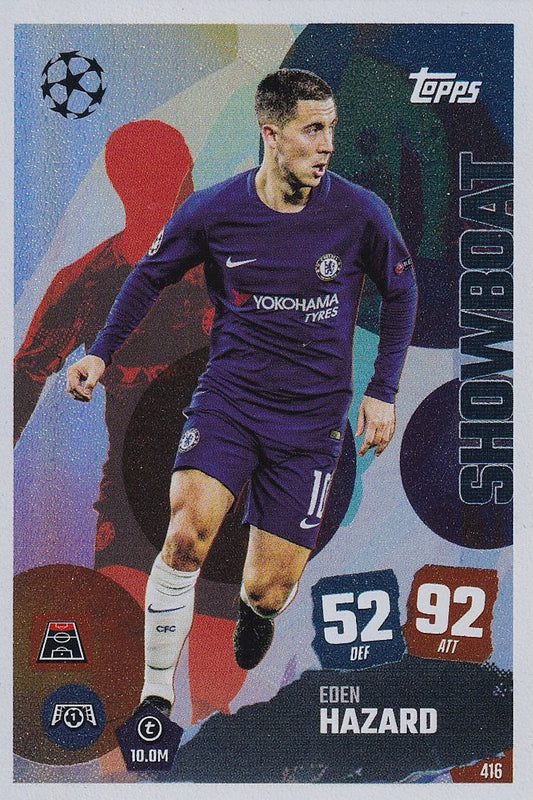 Eden hazard Showboat Card #416 - Topps Match Attax 25/26 (2025/2026) Chelsea