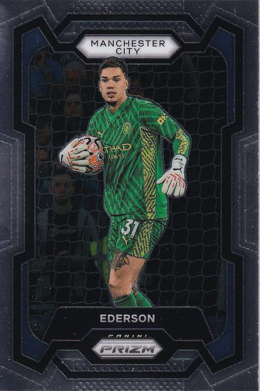 Ederson Base Card #6 - 2023-24 Panini Prizm Premier League Soccer - Manchester City