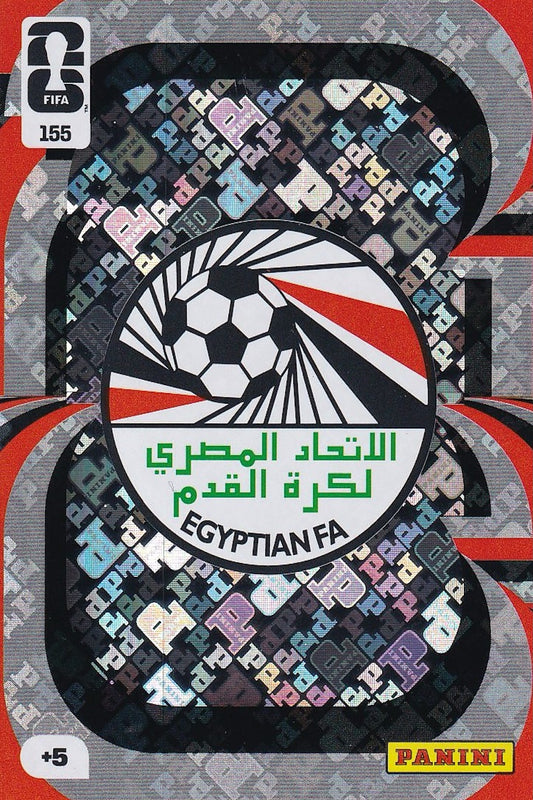 Egypt Team Crest Card #155 - FIFA WORLD CUP 2026 - Panini Adrenalyn XL