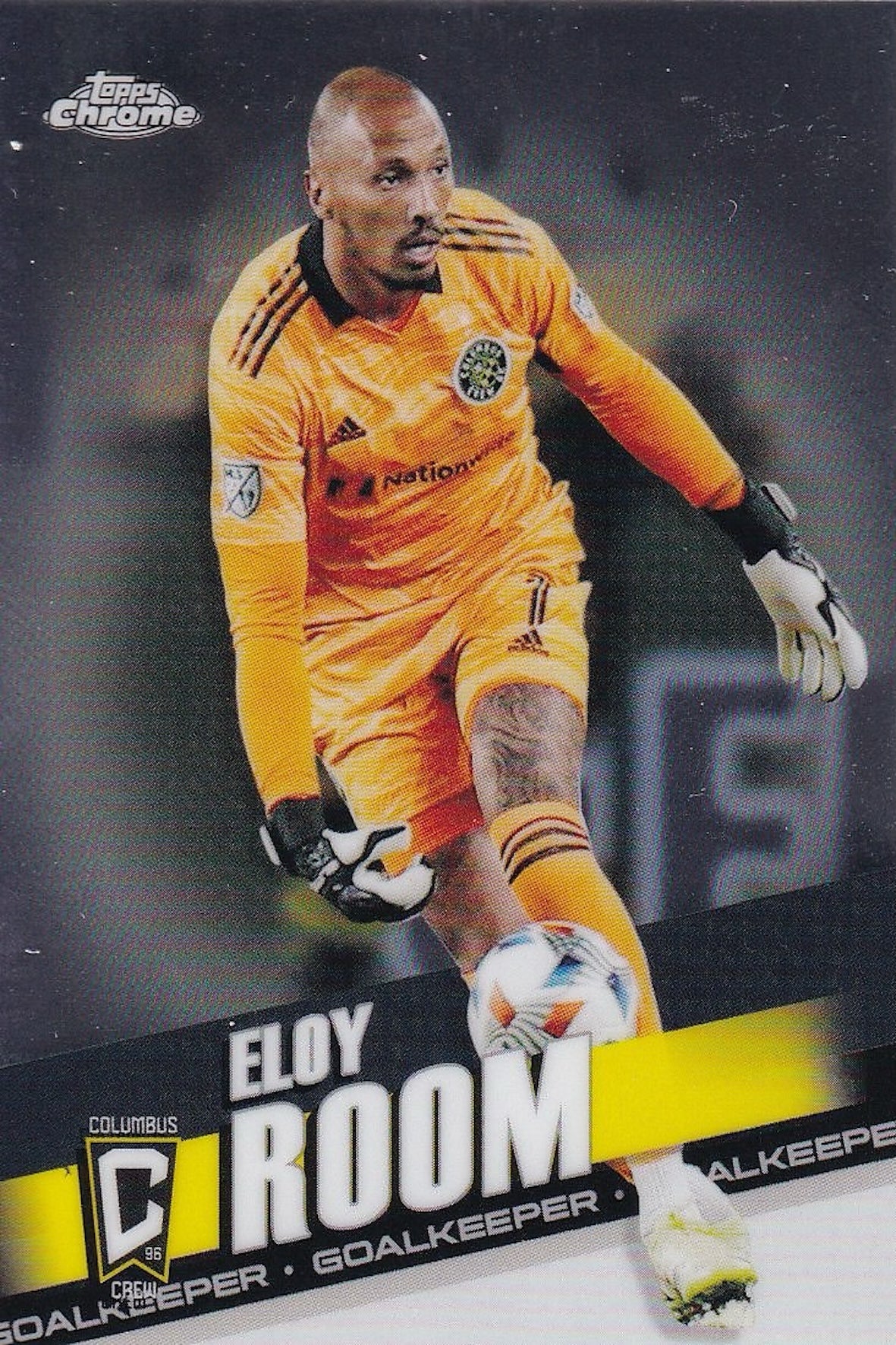 Eloy Room Base Card #124 - Topps Chrome 2022 MLS - Columbus Crew
