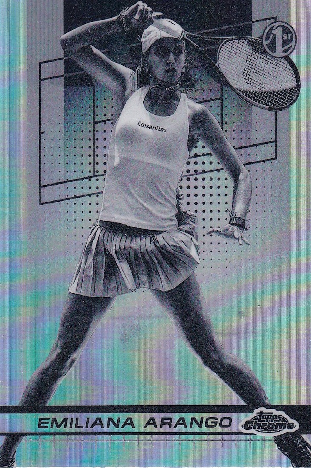 Emiliana Arango Negative Refractor #116 - 2024 Topps Chrome Tennis Card