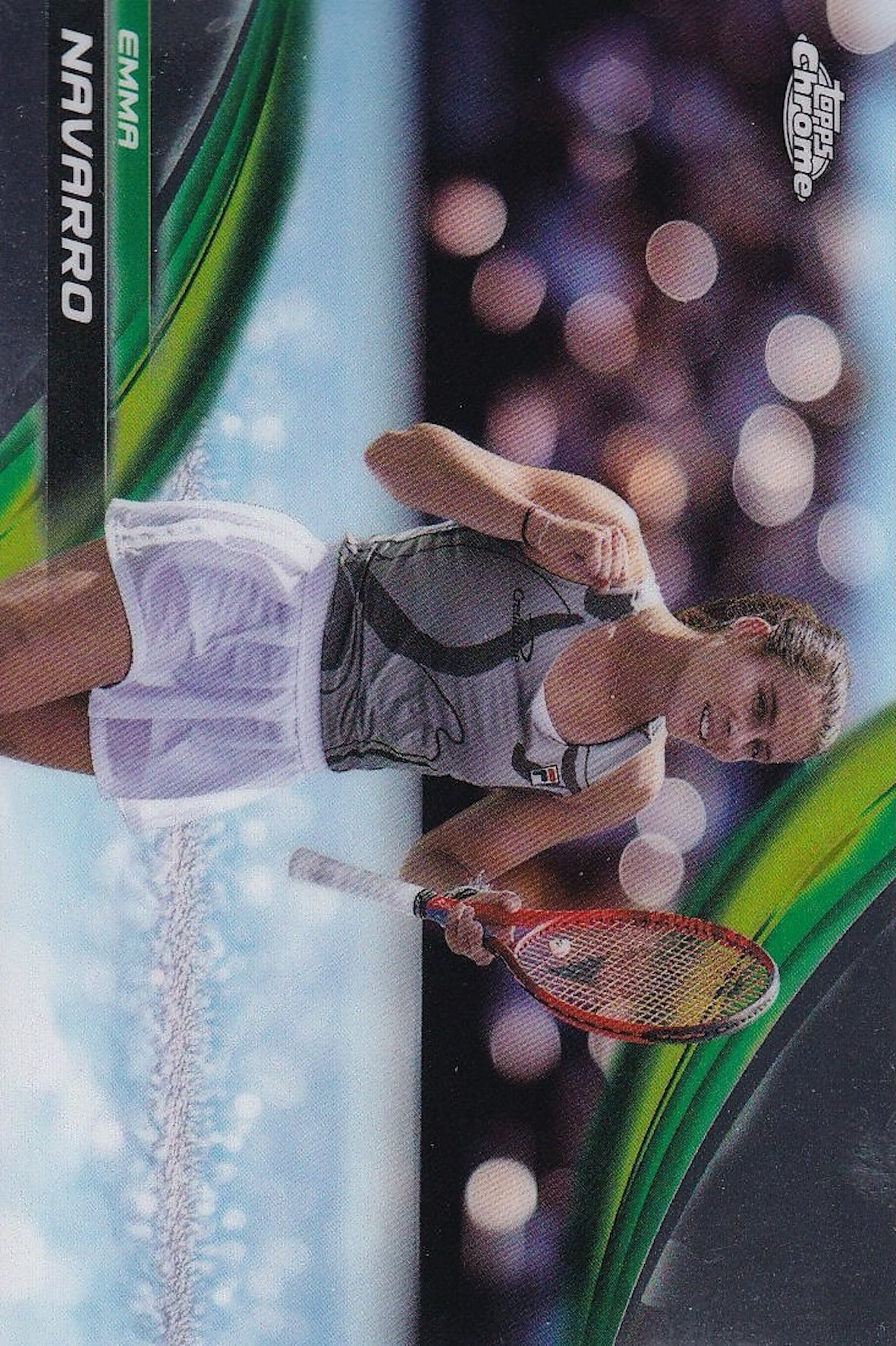 Emma Navarro Base Card #10 - Topps Chrome Tennis 2025