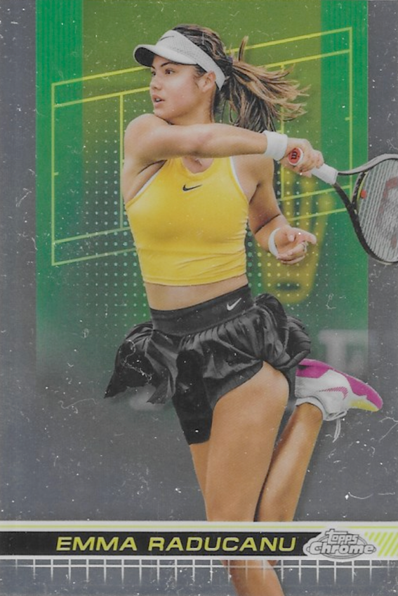 Emma Raducanu Card #198 - 2024 Topps Chrome Tennis (Near Mint)