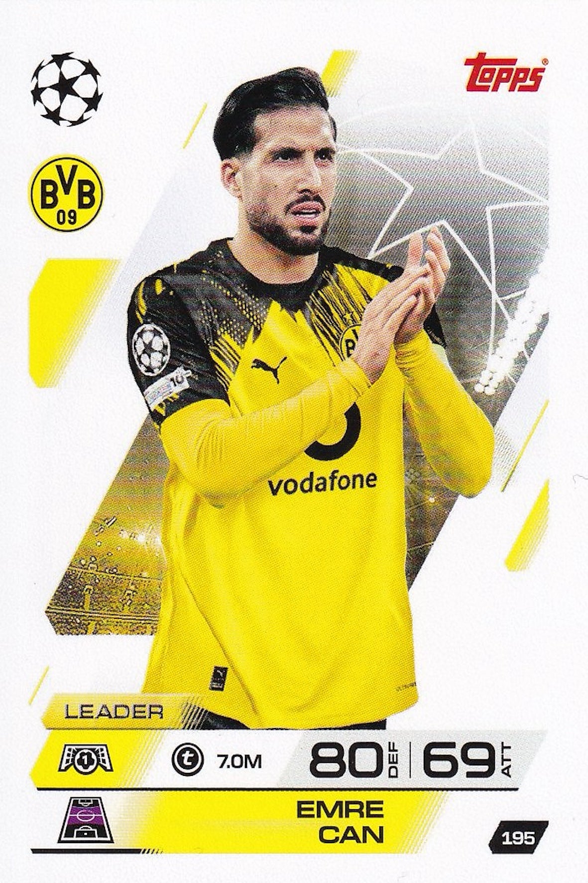 Emre Can Base Card #195 - Topps Match Attax 25/26 (2025/2026)