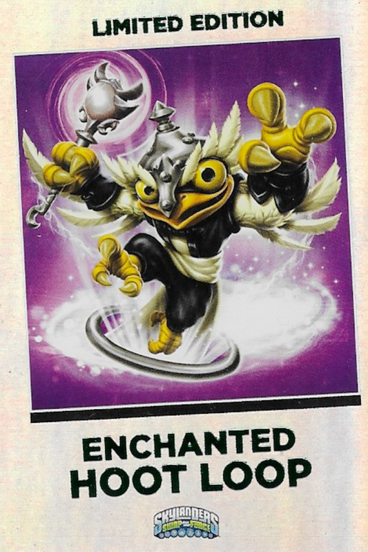 Enchanted Hoot Loop Limited Edition Trading Card - Skylanders Swap Force