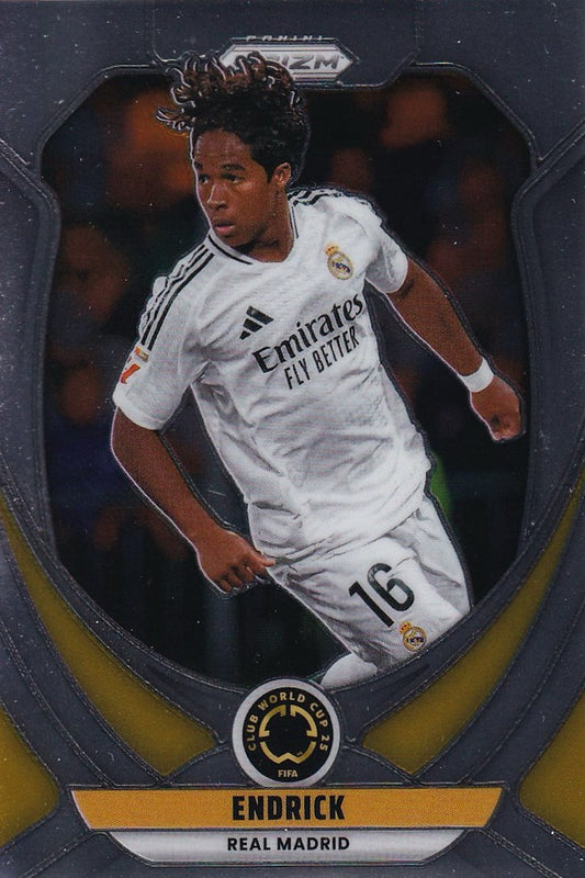 Endrick 2025 Panini Prizm FIFA Club World Cup Base Card #159 Real Madrid