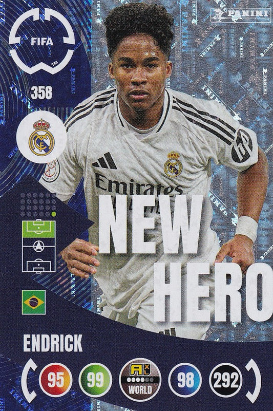 Endrick New Hero Card #358 - FIFA Club World Cup 25 (2025) Real Madrid