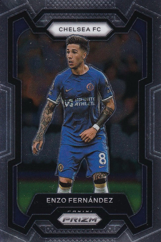 Enzo Fernandez Base Card #197 - Panini Prizm Premier League 2023-24 - Chelsea FC