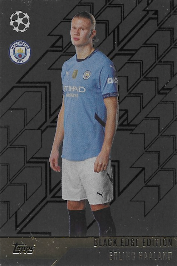 Erling Haaland Black Edge Edition Card Number BE6 - Topps MATCH ATTAX 2024/2025