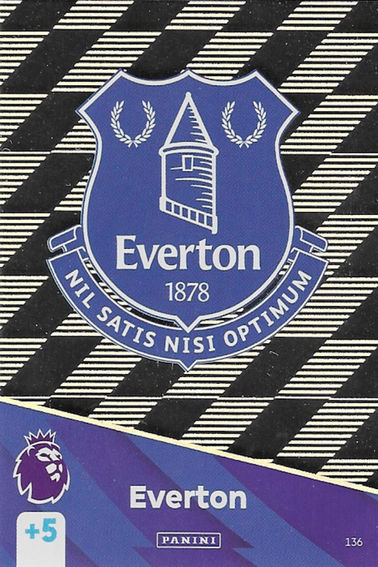 Everton Club Badge/Crest Card #136 - Adrenalyn XL Panini 2025 Premier League