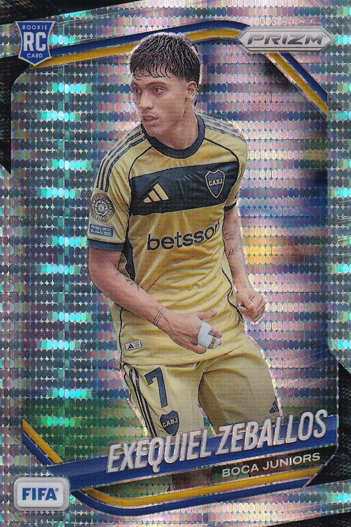 Exequiel Zeballos Rookie Card, No 174 - Panini Prizm 2025-26