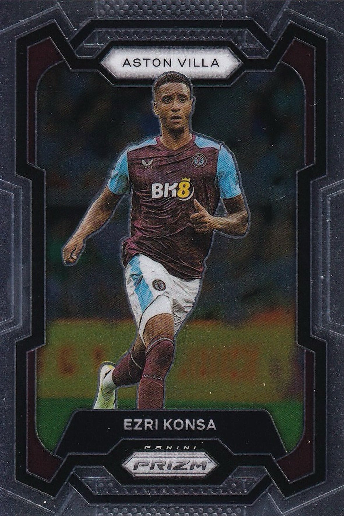 Ezri Konsa Base Card #108 - Panini Prizm Premier League 23-24 2023-2024 (Aston Villa)