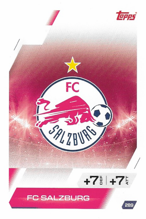 FC Salzburg Team Badge Boost Card #289 - Topps Match Attax 25/26 (2025/2026)