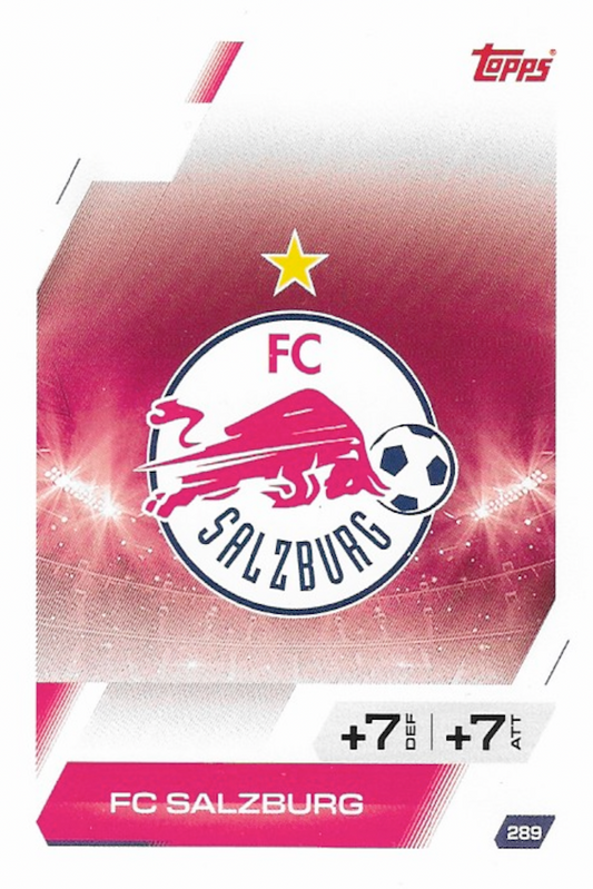 FC Salzburg Team Badge Boost Card #289 - Topps Match Attax 25/26 (2025/2026)