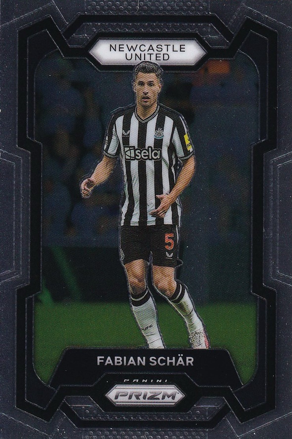 Fabian Schär Base Card #57 - Panini Prizm Premier League 23-24 (Newcastle United)